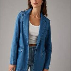 NWOT American Eagle Denim Blazer Size Small